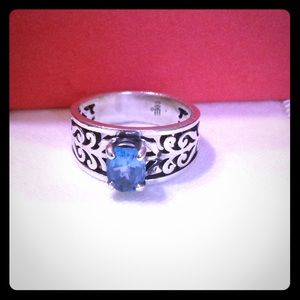 James Avery Blue Topaz Ring
